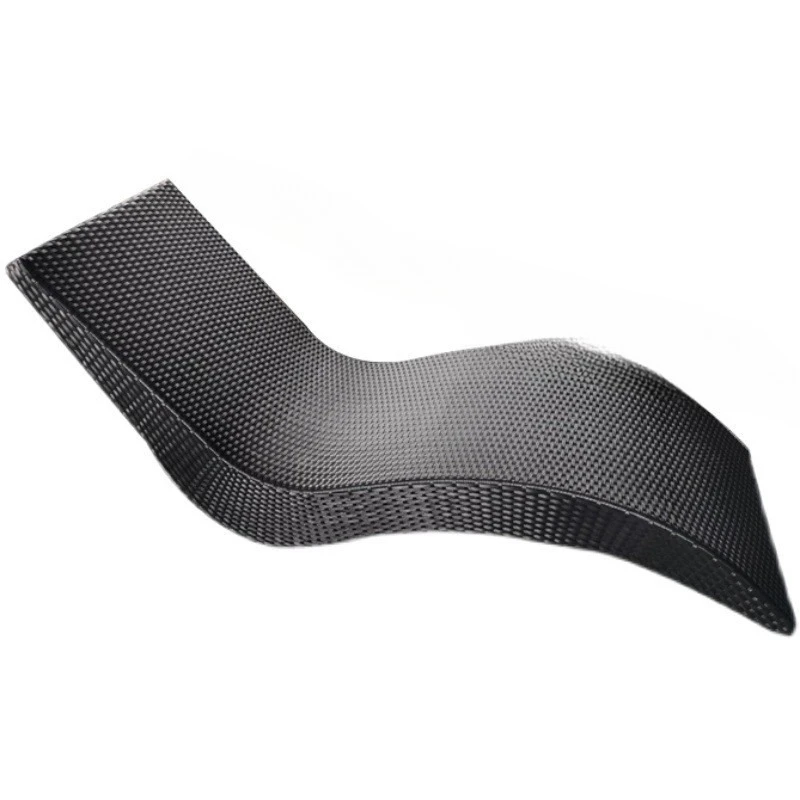 Outdoor courtyard seaside beach rattan loungers swimming pool indoor villa hotel S-type leisure bed
