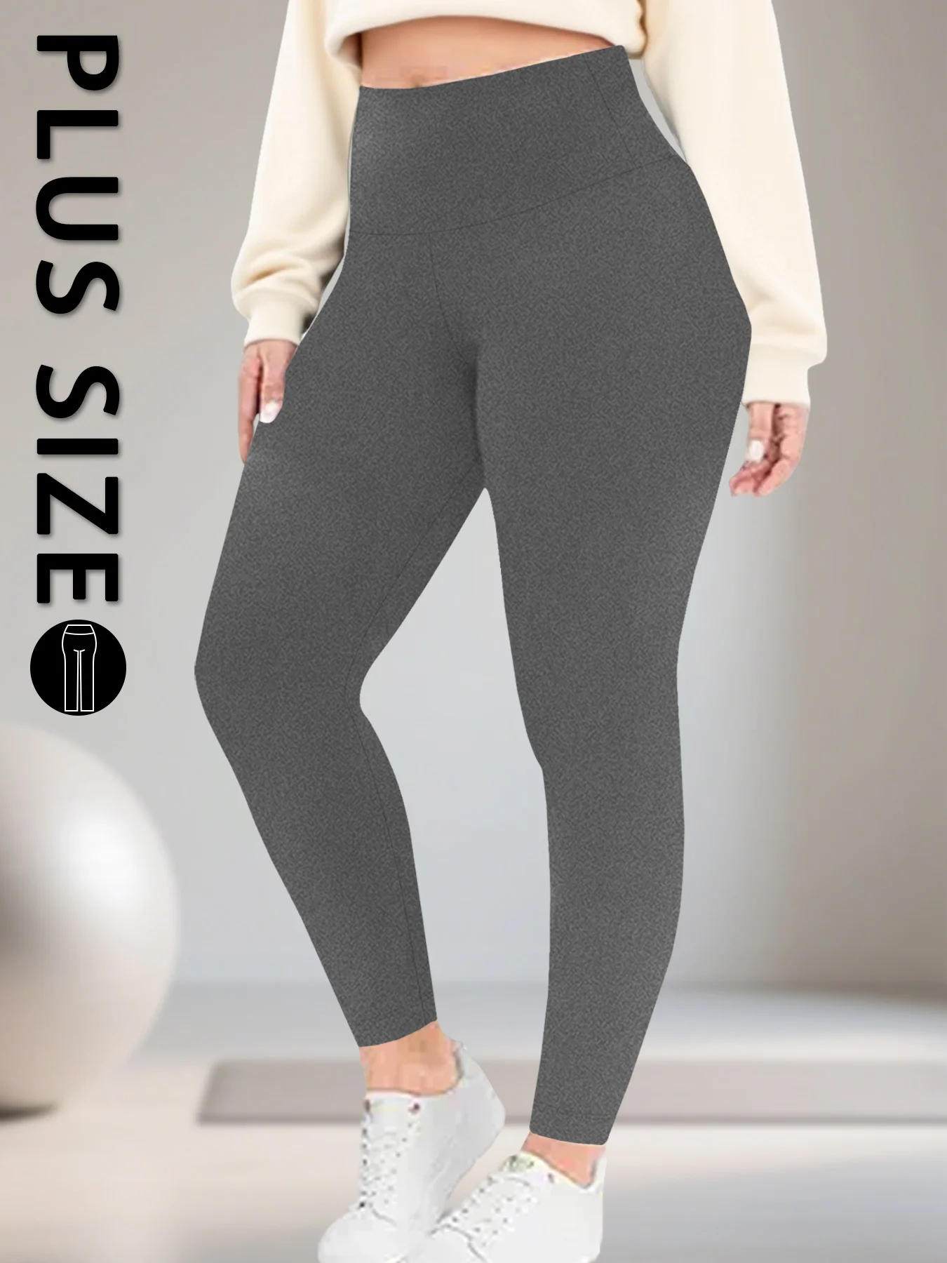 

Женские леггинсы больших размеров с высокой талией из супермягкой ткани, идеально подходят для йоги, бега, тренировок и отдыха дома.