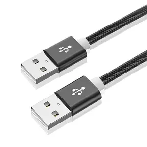 Bilashmart USB A to USB A Extension Cable Male to Male USB Extender Radiator Hard Disk Camera TV Computer Car Mp3 USB Wire Cord