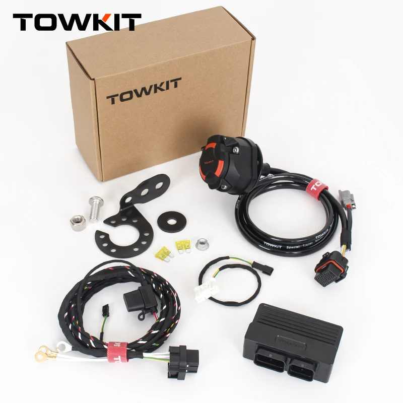 Para TESLA MODELO Y JUNIPER arnés de cableado de remolque Eur 13/7 pin remolque RV señal de luz trasera Australia 12/7 pin controlador de remolque