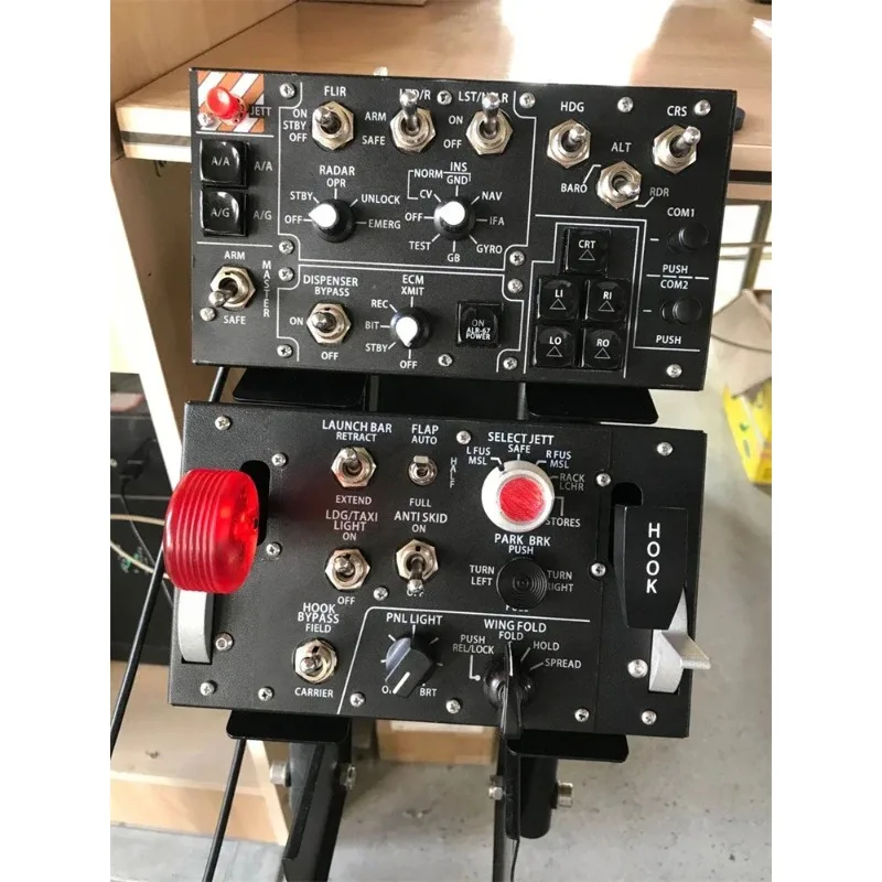 F14 F18 Flight Simulator Control Panel, Fire Control & PTO Take‑Off Landing Panel Compatible With DCS World