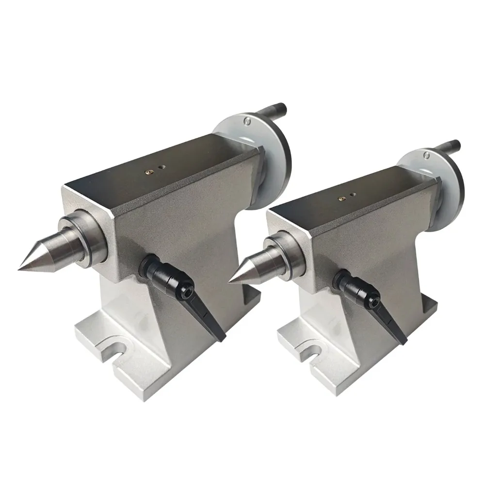 CNC Tailstock Indexing Head 110/125/135/145/160MM Rotary a Axis 4th Axis for CNC Router Engraver Mill Tail Top Accessory