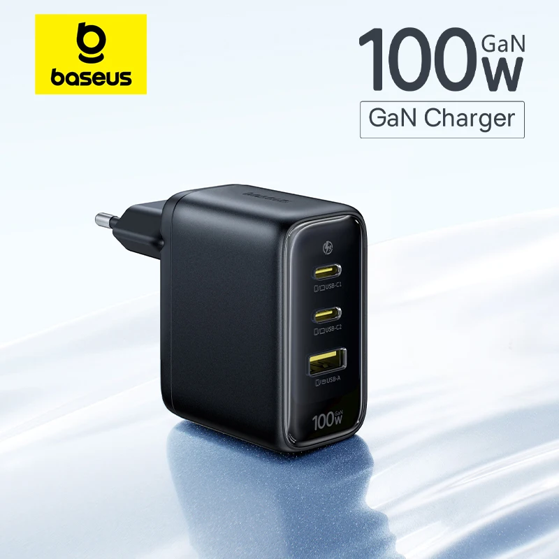 baseus-100w急速充電器-タイプc-usb充電器-qc-pd-pps対応-ポータブル充電器-iphone-17-16-15-14-macbook-air-ノートパソコン用充電器