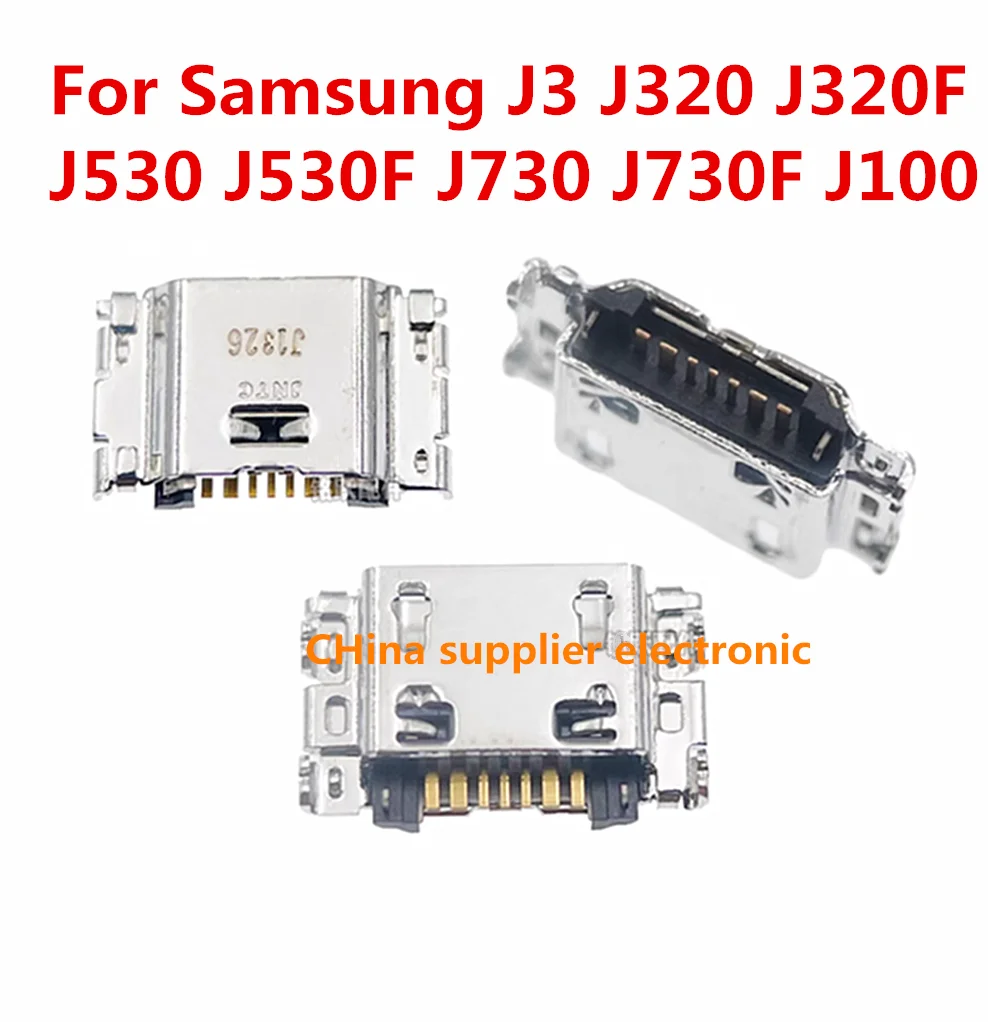 

10 шт.-200 шт. для Samsung Galaxy J3 J320 J320F J530 J530F J730 J730F J100 Star Lite USB зарядная док-станция разъем