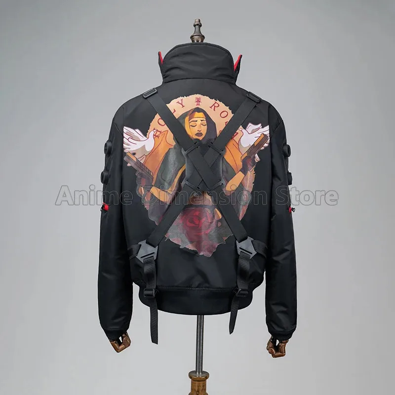 Game Punk Style 2077 Mercenary Jackie Welles Cosplay Costumes Jacket Halloween Carnival Outfit For Man