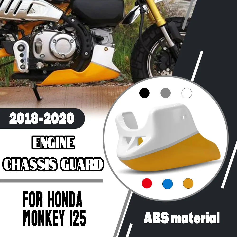 For Honda MONKEY 125 Monkey125 2018-2020 Motorcycle Bottom Engine Guard Frame Protection Under Guard Fairing Modification Parts