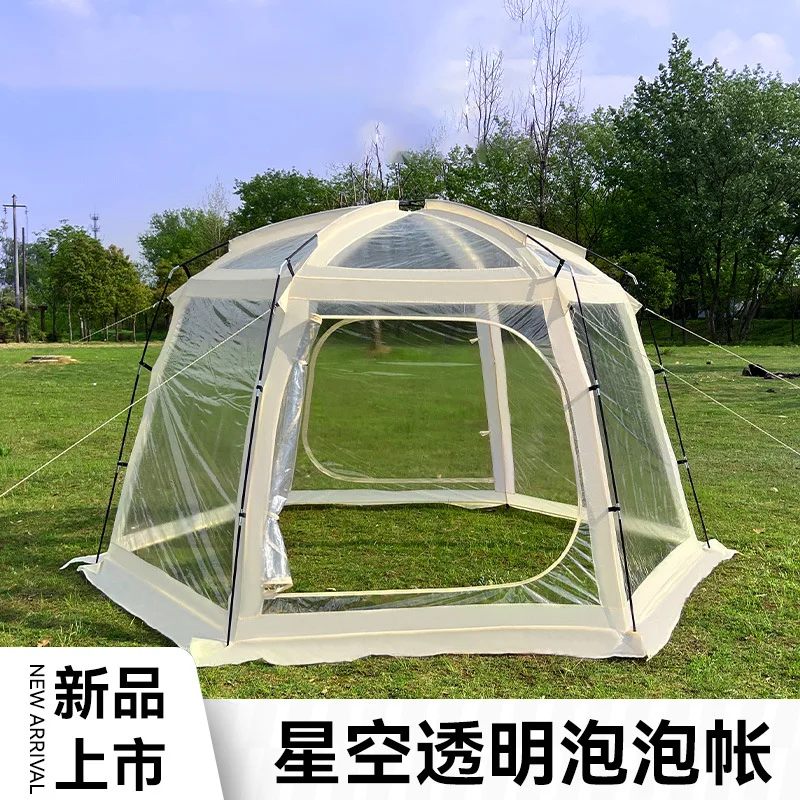 Drift transparent tent outdoor bubble house camp starry sky tent winter warm sun room restaurant outdoor camping