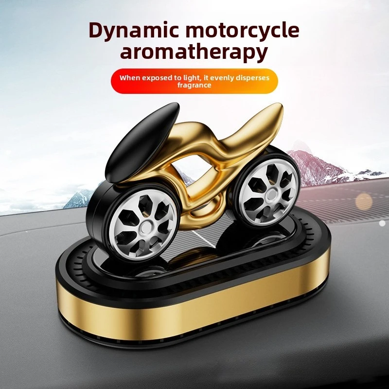 

Solar Powered Rotating Car Air Freshener Creative Dashboard Perfume Ornament Auto Interior Decoration