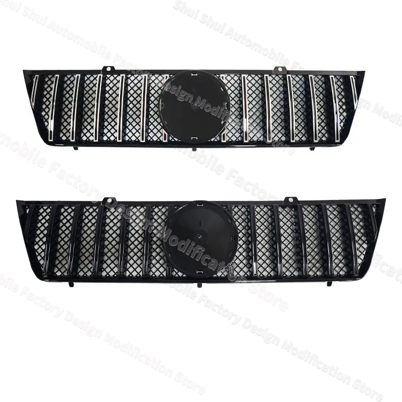 الجبهة هود مصبغة لمرسيدس بنز سبنسر W901 1995-2000 تعديل GT نمط سيارة الوفير سباق الشوايات العلوي شبكة غطاء الشواية عدة #4