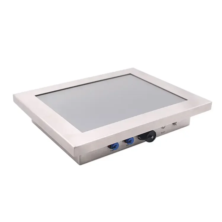 Monitor impermeabile completo IP67 per PC touchscreen con cassa in acciaio inossidabile da 12 15 17 pollici per cucina