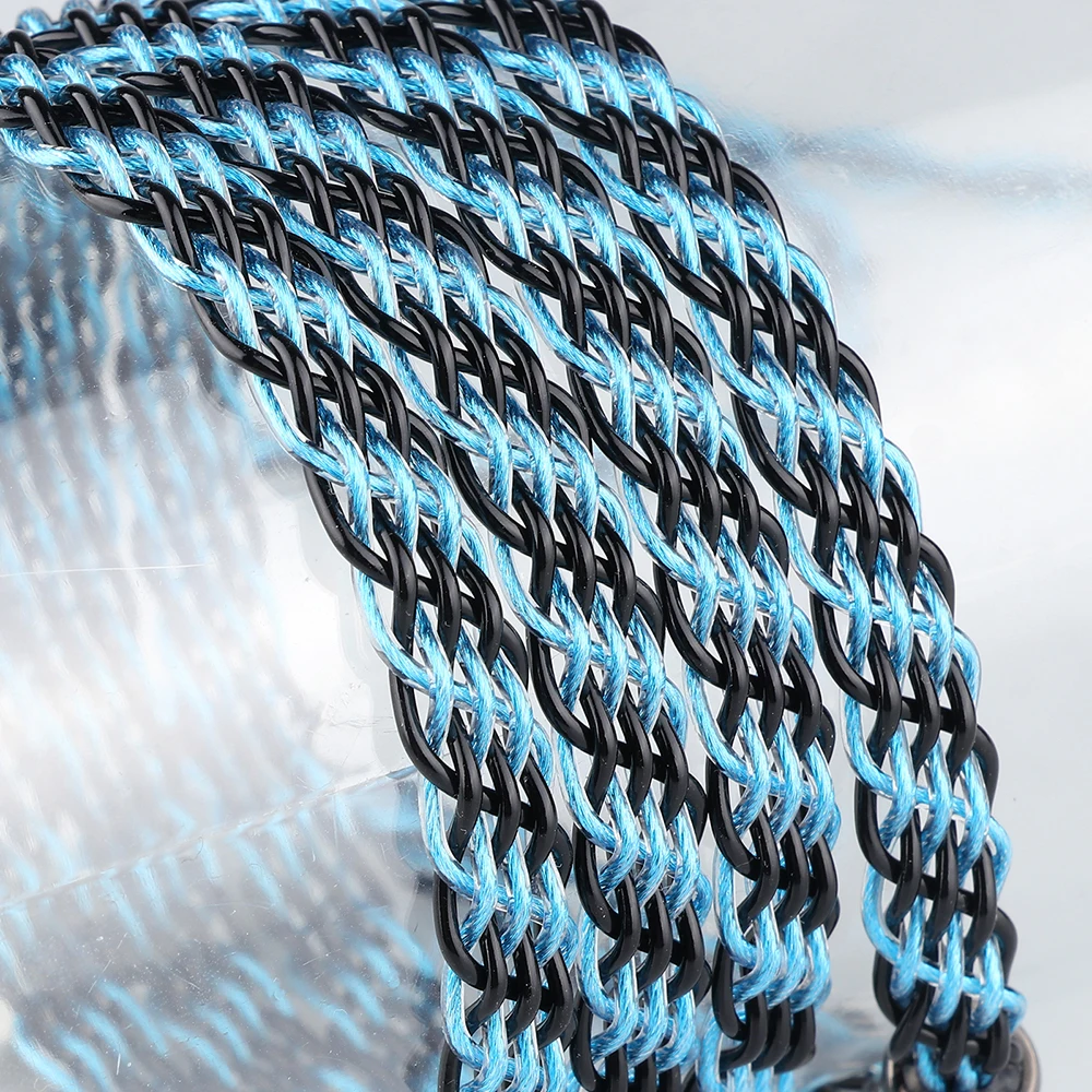 Tripowin Danube Cable 8-rdzeniowy posrebrzany kabel OCC z miedzi + 32-przewodowy pleciony kabel słuchawkowy IEM z warstwą zewnętrzną PVC 28 AWG