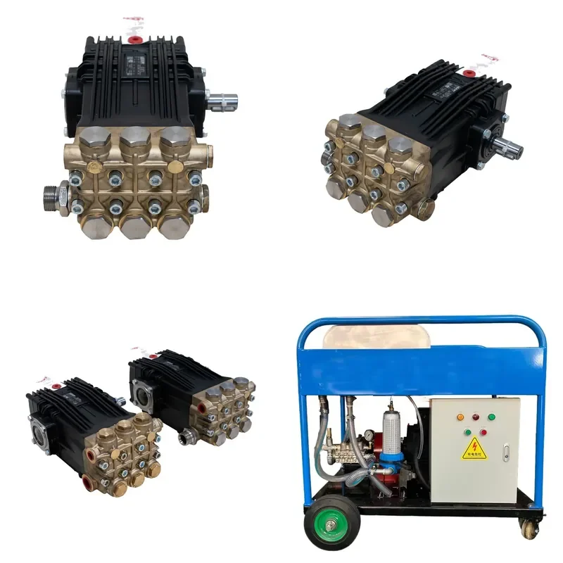 500 Bar 23LPM Cold Hot Water Pressure Washer Industrial High Pressure Water Jet Pump for Cleaning