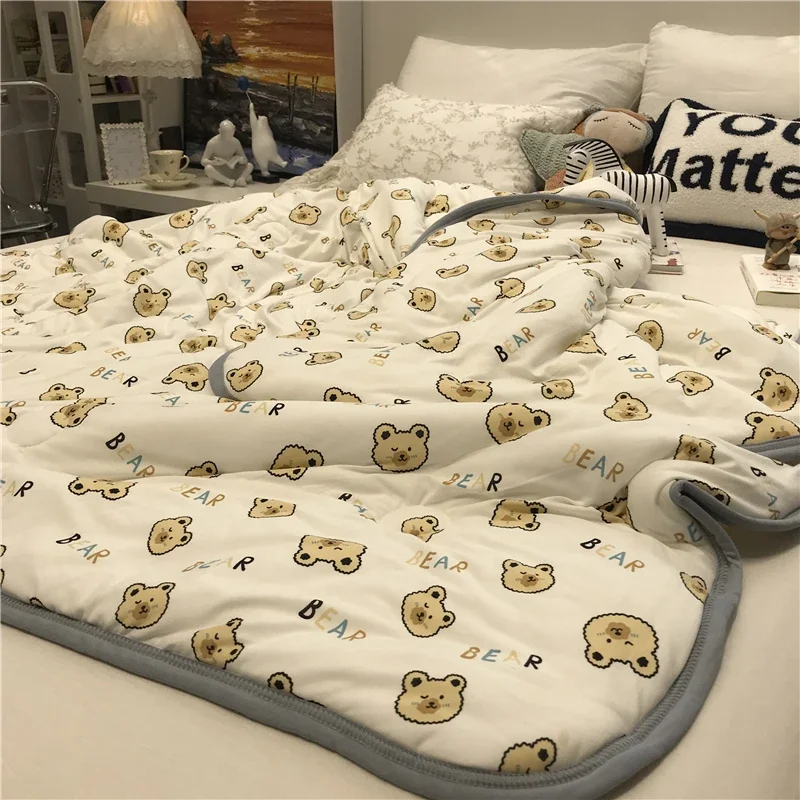 Class A knitted Yunrou Xia Liang quilt fried chicken soft single double summer thin quilt air conditioner quilt