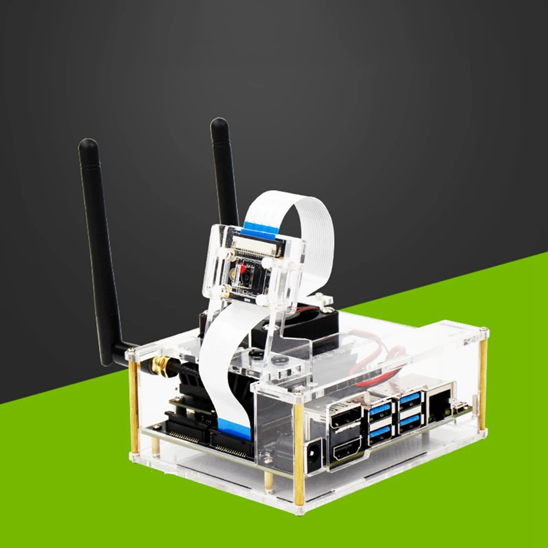 ABFN-Для Jetson Nano Board Акриловый защитный чехол, совместимый с A02/B01