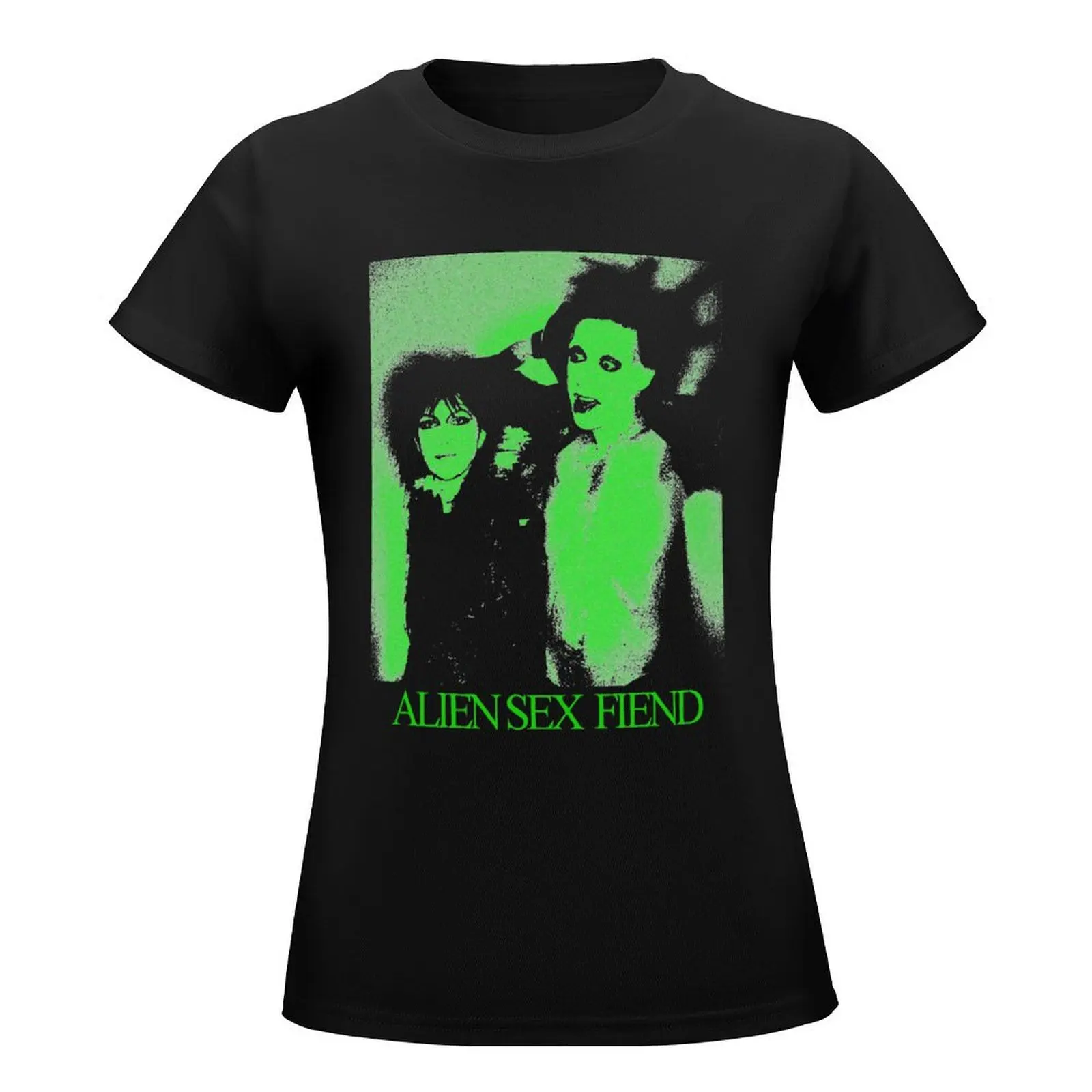 Alien Sex Fiend - 'Smells Like... Transparency' T-Shirt Female clothing summer top Womens clothing