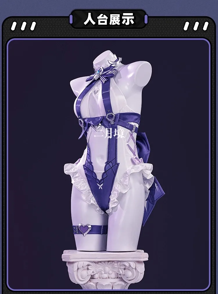 2026 new Sexy Zenless Zone Zero Vivian Cosplay Costume Swimsuit Headwear Skin Outfit Ear Halloween Party Women Carnival Set view 6