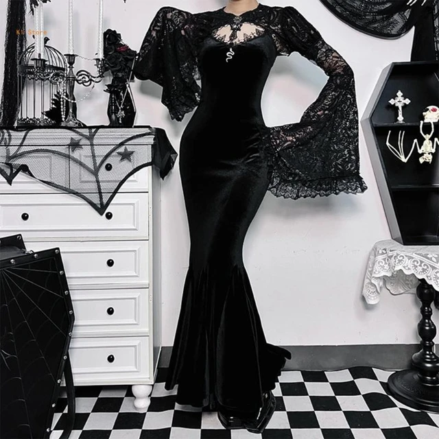 Black gown shops with shrug