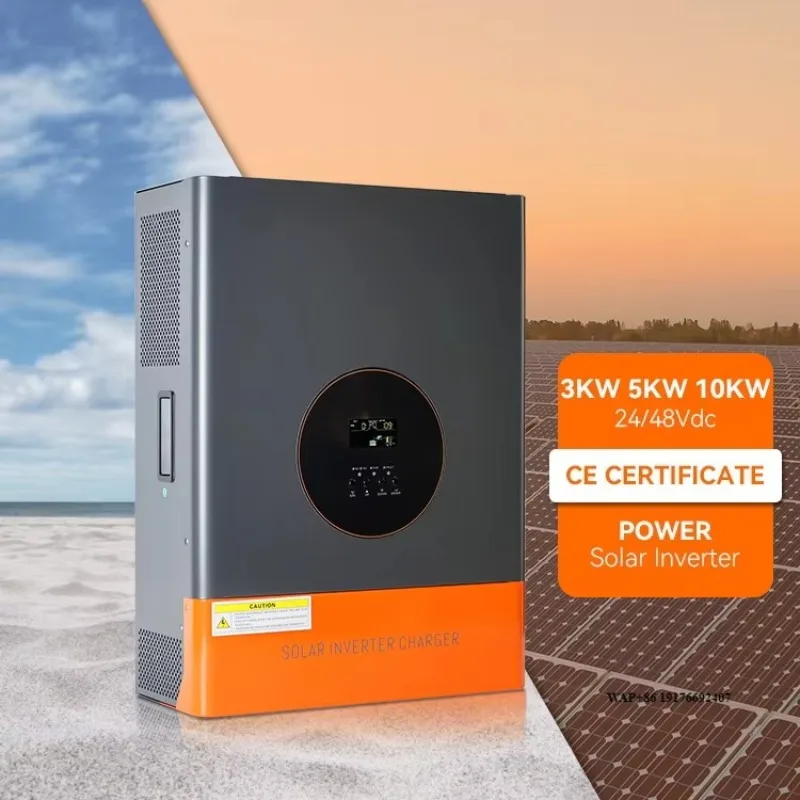PowMr 3KW 5KW 10KW 24V 48V Pure Sine Wave Solar Inverter 110V/230V MPPT Low Frequency Solar Inverter