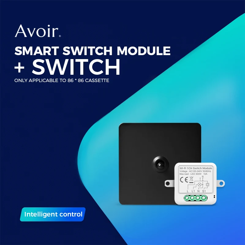 

Avoir Alexa Accessories Black Vintage Wall Switch Zigbee Tuya Light Switches Home Decoration Smart Toggle Switch 220V Stainless