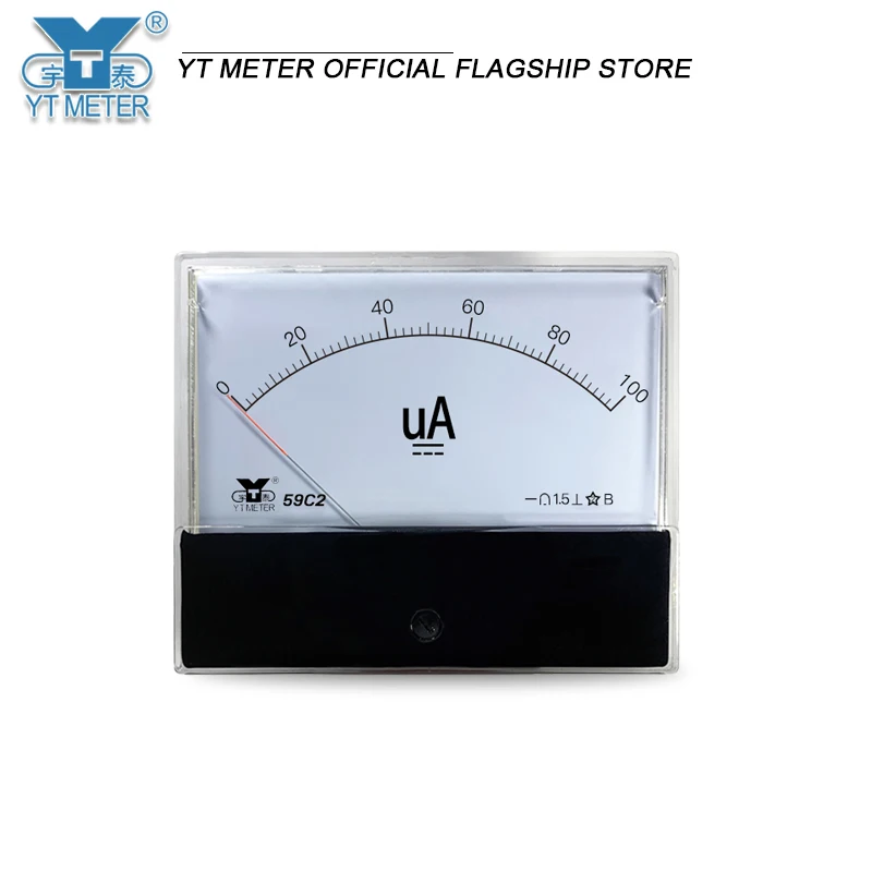 59c2 dc microammeter 100ua Milliammeter 50ma ammeter 2a Pointer DC direct entry ammeter 59c1