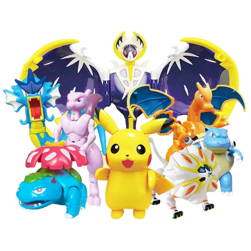 Cute Pokemon Pokeball Transform Pikachu Charizard Venusaur Blastoise Mewtwo Gyarados Eevee Handmade Birthday Gift view 2