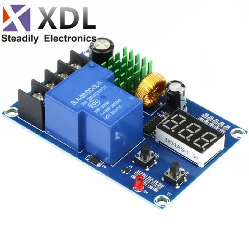 XH-M604 Battery Charger Control Module DC 6-60V Storage Lithium Battery Charging Control Switch Protection Board