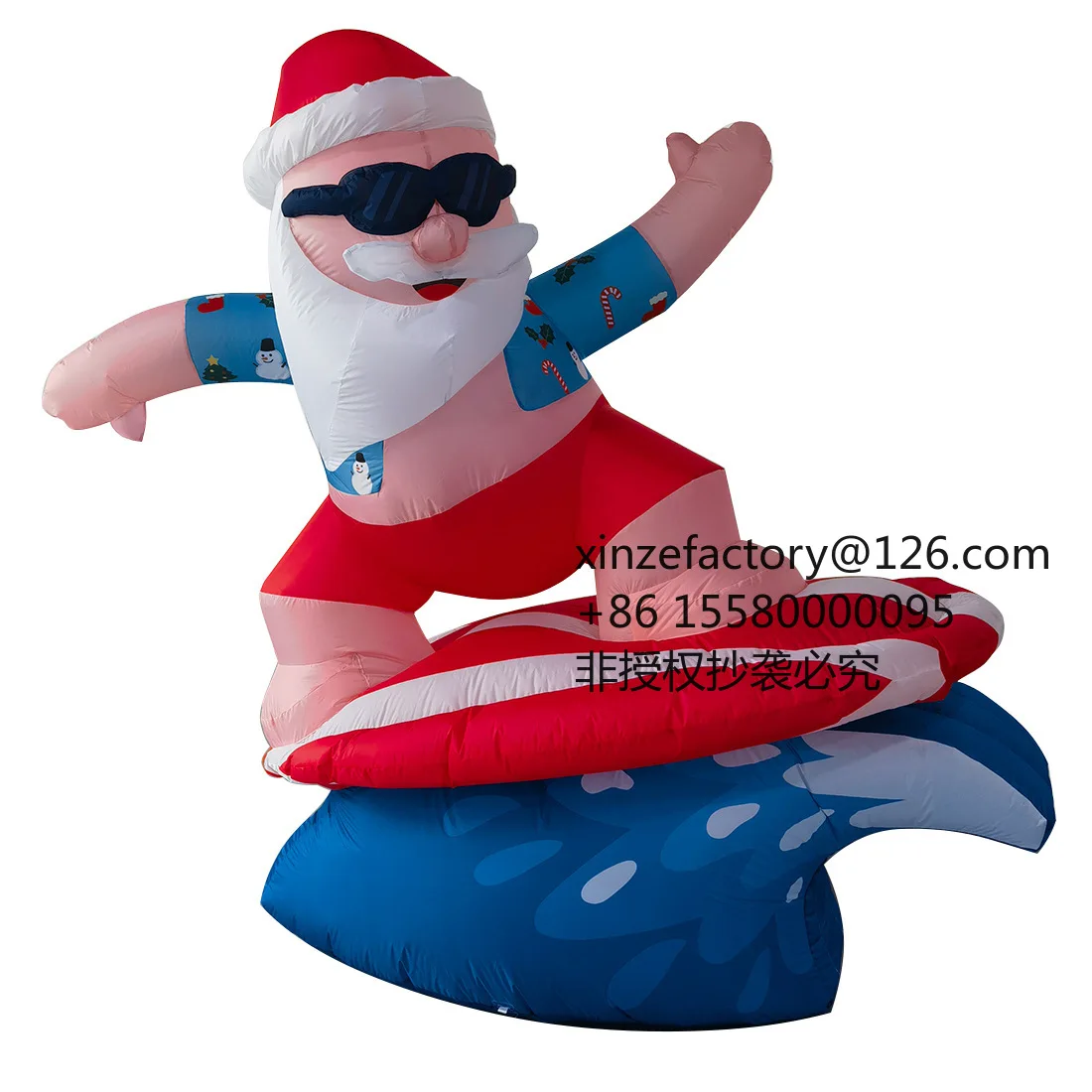 Factory Direct 2026 Top RatedCross-border Christmas inflatable snowman LED  tree courtyard decoration inflatable air mold