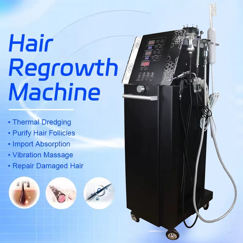 

CE Certificate Top Salon 8 in 1 Hair Scalp Treatment Device Korea Style Hair Bubble Spa Machine Nutrition Hair Regrowth Photon