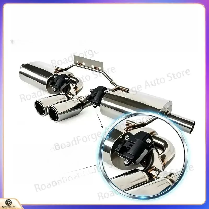 Custom Exhaust Pipes Muffler for Porsche Boxster 986 2.5L 1997-2002 SS304 Valvetronic Catback Direct Bolt-On Installation