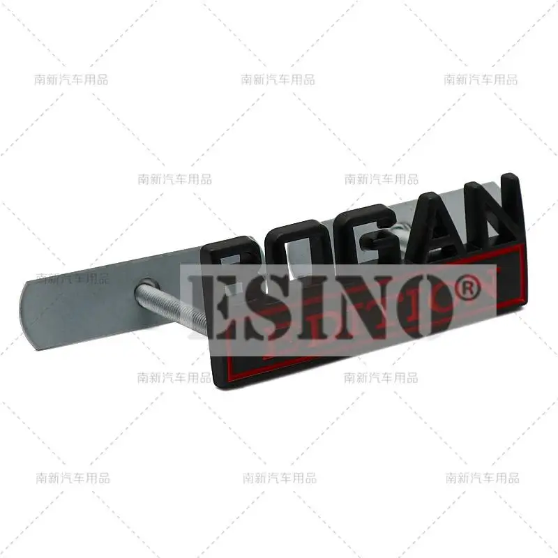 Car Styling 3D Bogan Edition Metal Chrome Zinc Alloy Front Grill Emblem Decorative Badge Funny Decal Auto Accessory