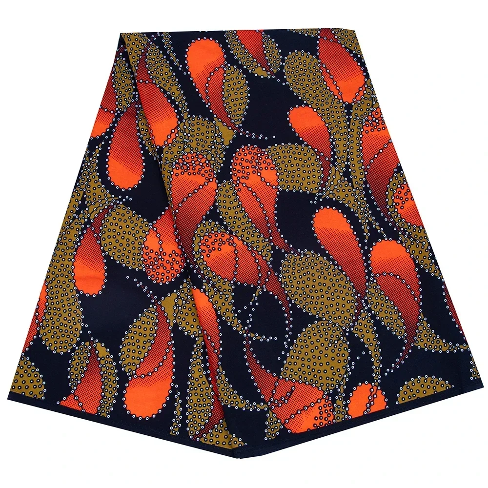 Afrikanischer Stoffstoff, 3/6 Yards, Ankara-Druck, Wachsstoff für Partykleider, Herstellung und Nähen