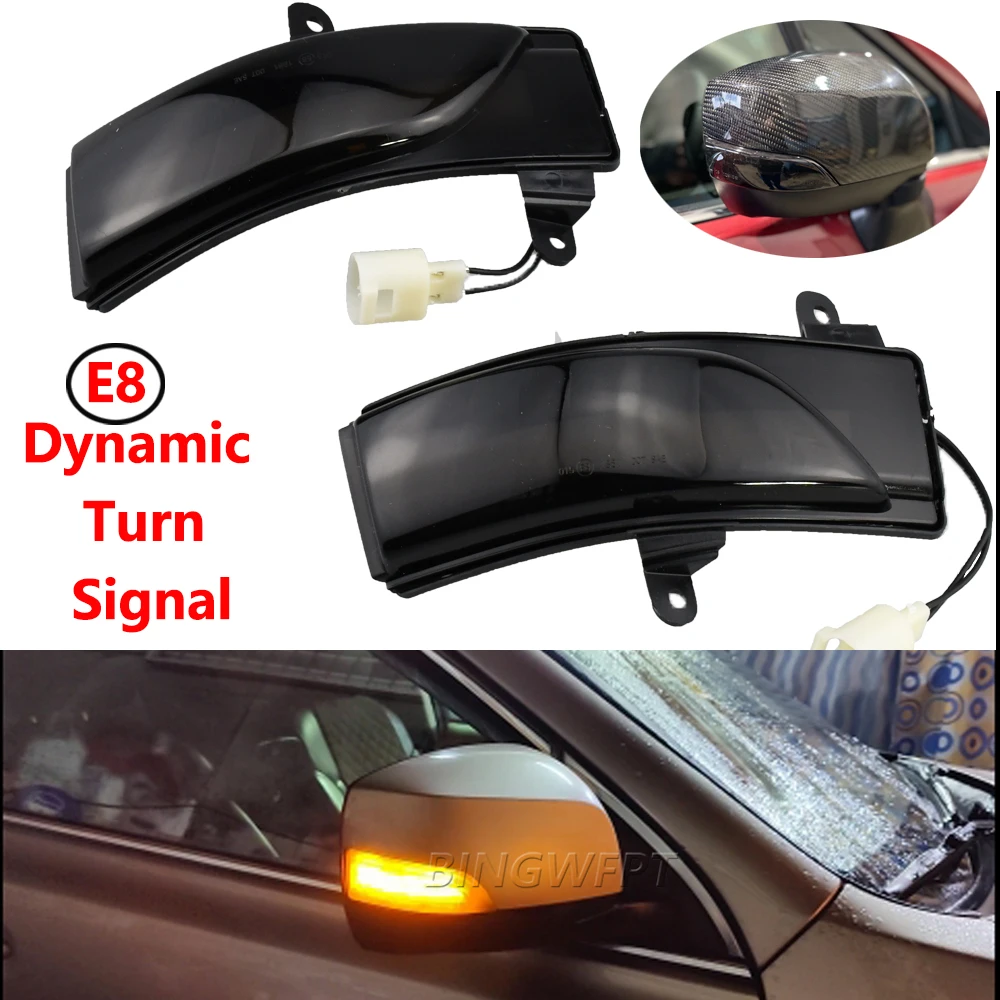 Car Side Mirror Blinker Indicator Lamp LED Dynamic Turn Signal Light For Subaru Crosstrek Forester Impreza Legacy Outback WRX