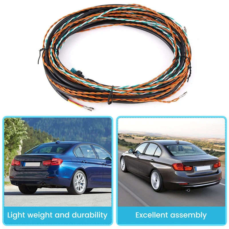 H5-3X سيارة عكس الأسلاك تسخير كاميرا الأسلاك تسخير كابل لسيارات BMW 1 2 3 F20 3 F30 5 F10 7 F01 X5 E70 X6 E71