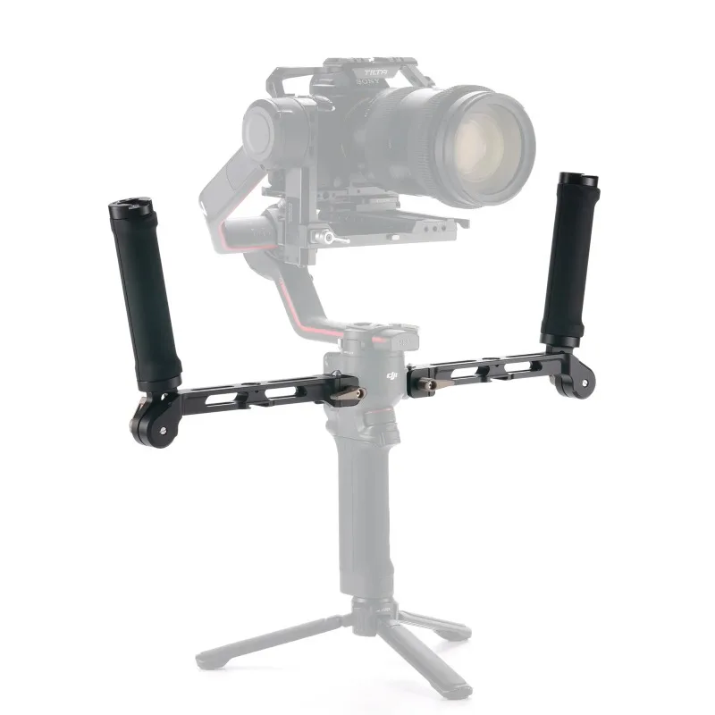 Soporte de doble mango TILTA TGA-DHB2 para DJI Ronin RS2 / RS3 Pro / RS3 / RS4 / RS4 Pro RS5, kit de disparo para gimbal de mano DJI RS2