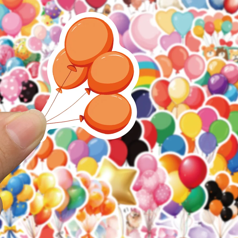 10/30/50Pcs Festival balloon cartoon graffiti sticker For Suitcase Skateboard Laptop Luggage Phone Styling DIY Decal Pegatina