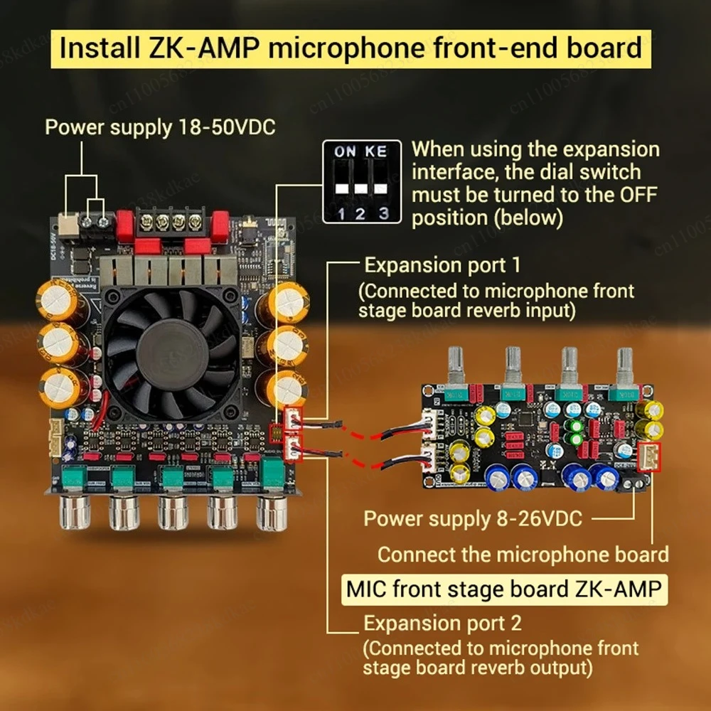 APTX Bluetooth Digital Audio Amplifier Board Dual Power Chips 600W Subwoofer Drive Module High Fidelity Sound Equipment