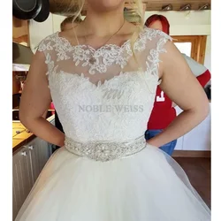 Lace Sleeveless Wedding Bolero Scoop Bridal Wraps for Wedding Party Prom Cheap Bride Jacket Shrug Customized
