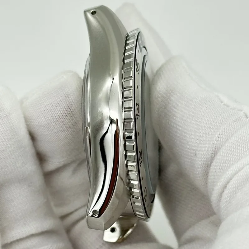 44Mm Modified Waterproof Tai Chi Ring Mechanical Watch Accessories Stainless Steel 304 Case Strap for NH34 Movement