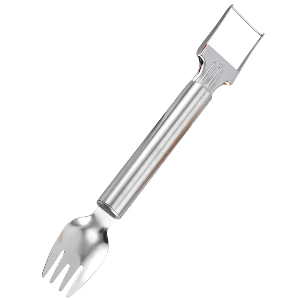 

2-in-1 Stainless Steel Watermelon Fork Slicer Cutter Watermelon Cutting Tool Fruits Fork Slicer