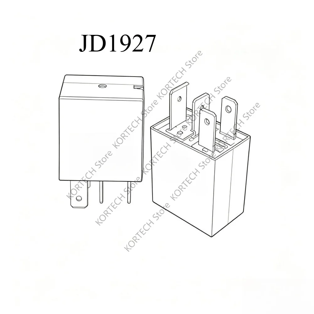2PCS/LOT For New and original brand-new version  JD1927 V6-1A-12V  Lifan 620 10 1927A Headlight Horn Car Relay