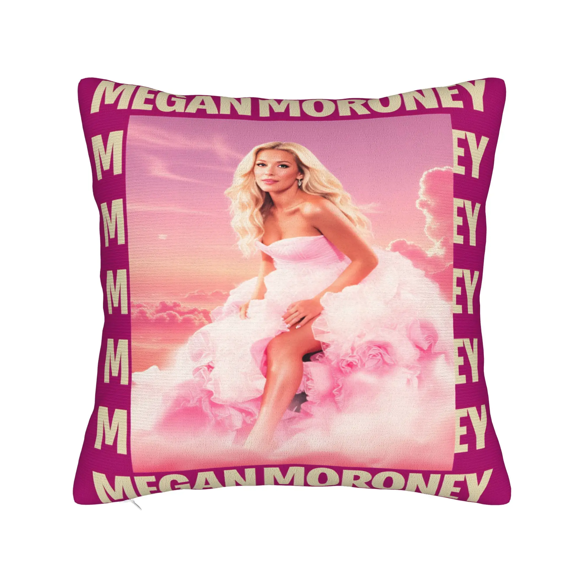 Megan Moroney Singer Cloud 9 Album  Pillowcases  Vintage Pillow Case For Sofa Home Decor Square Pillow Cover