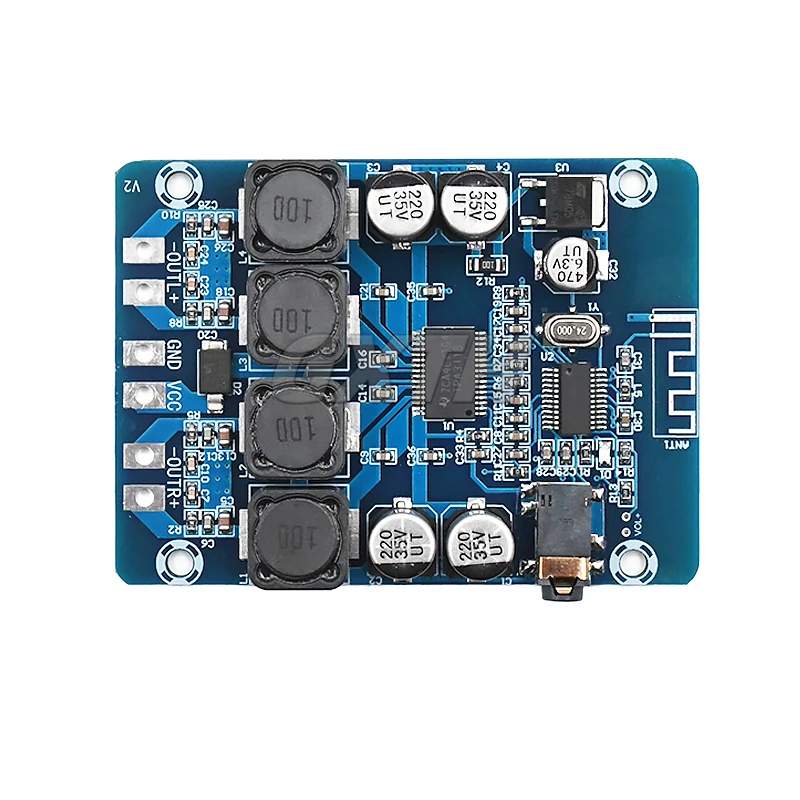 45W+45W TPA3118D2 Bluetooth Digital Power Amplifier Board Dual Channel Audio Power Amplifier DC12-28V High-power Speaker Module