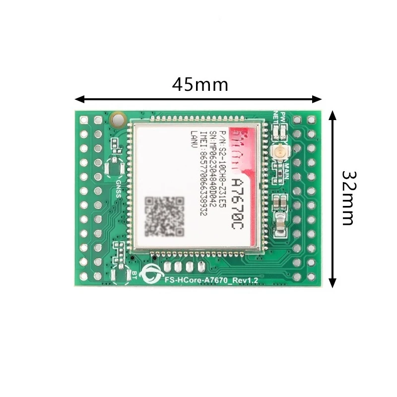 A7670C CAT.1 Core Development Board 4G Module Full Netcom with 2G LTE + GSM STM32 Routine