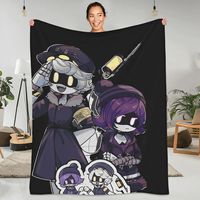 Robot Murder Drones Anime Movie Blanket Uzi Soft Aesthetic Plush Bedding Throws For Chair Travel Flannel Bedspread Bed Cover