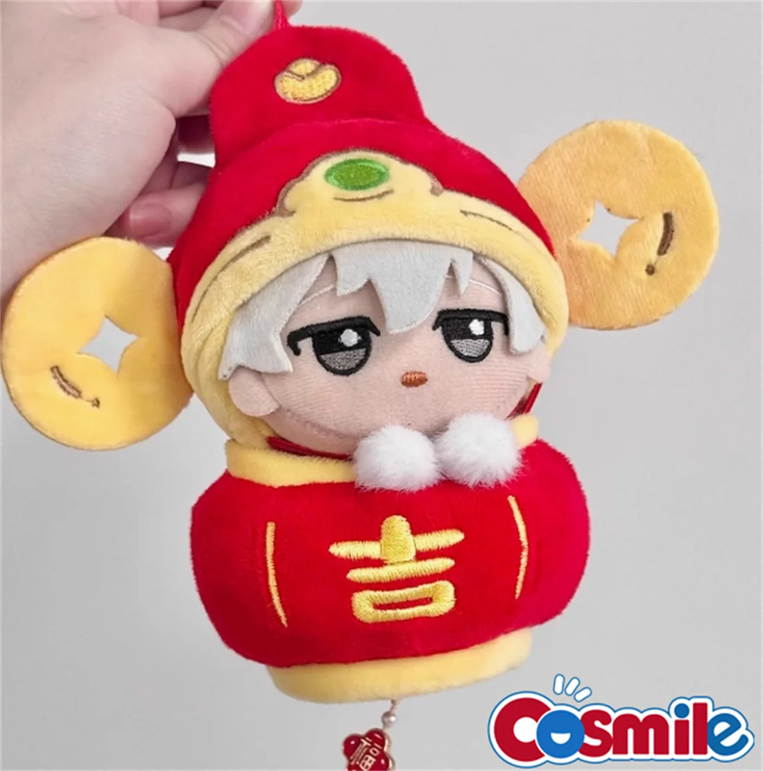 Cosmile Original the god of wealth New Year For 10cm 20cm Plush Doll No Attributes Toy Clothes Costume Cute Lovely Cosplay Props