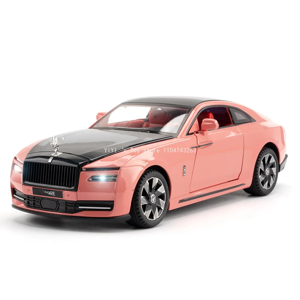 1:24 Rolls Royces Spectreโลหะผสมใหม่EnergyรถDiecastโลหะLuxyรถชาร์จรุ่นรถเสียงและแสงเด็กToyGift30