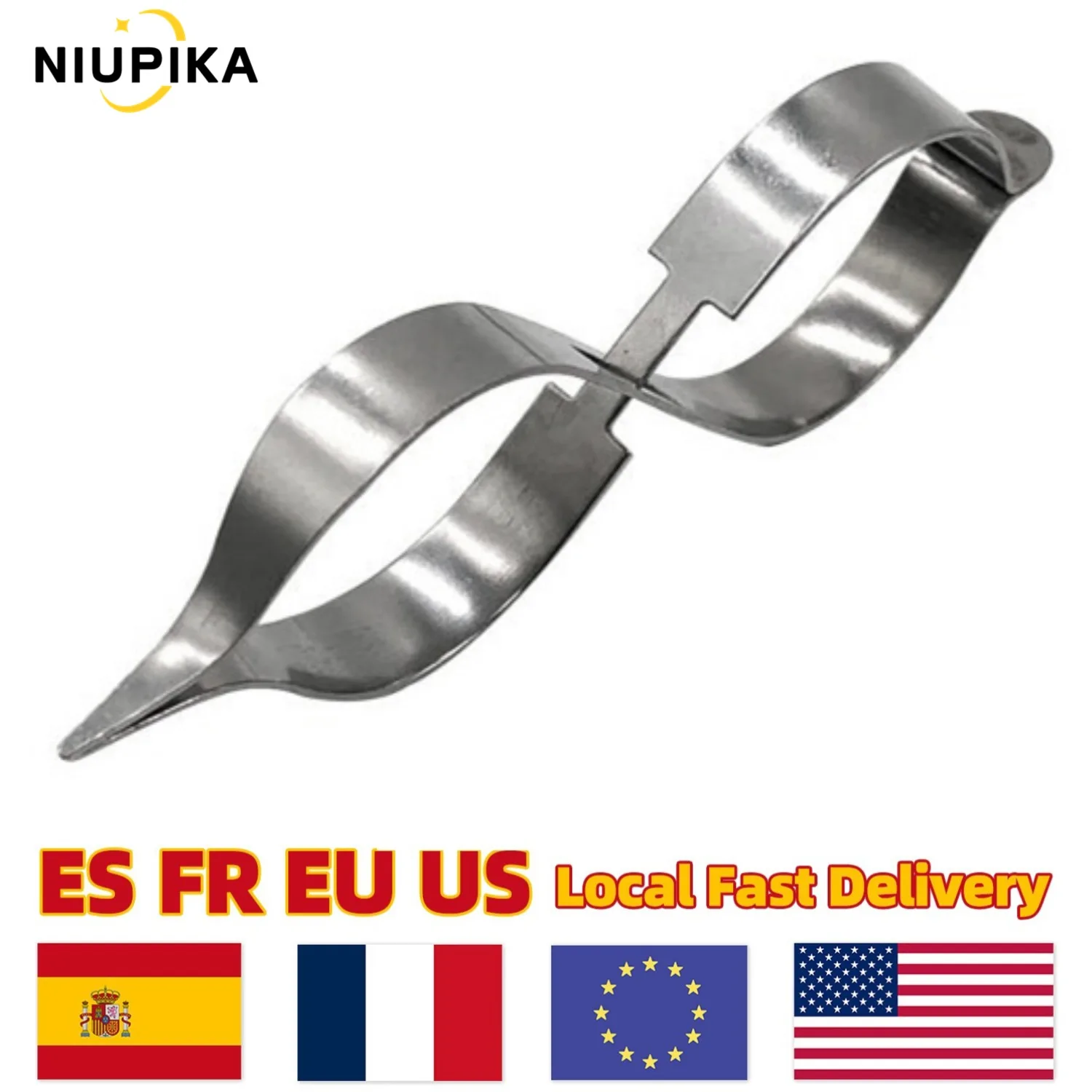 

Stainless Steel Jewelry Soldering Tweezers Gourd-shaped Locking Rebound Clip For Jewelry Making 8-shaped Jewelry Tweezer