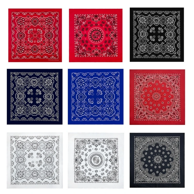 N80C 27'' Oversized Head Wrap Unisex Head Scarf Hair Bandana Headwear Hair Scarves