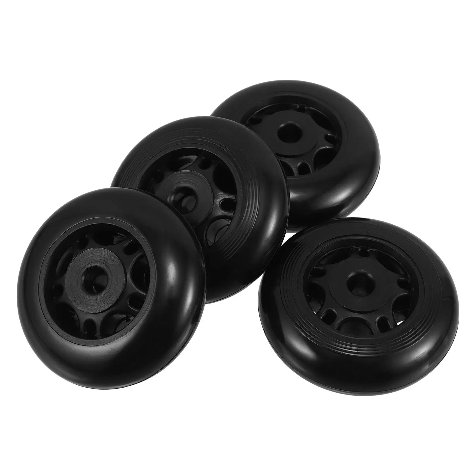 4Pcs Versatile Replacement Wheels for Fitness Equipment Smooth Flexible Gym Roller Wheels Wear-Resistant for Treadmill Bike