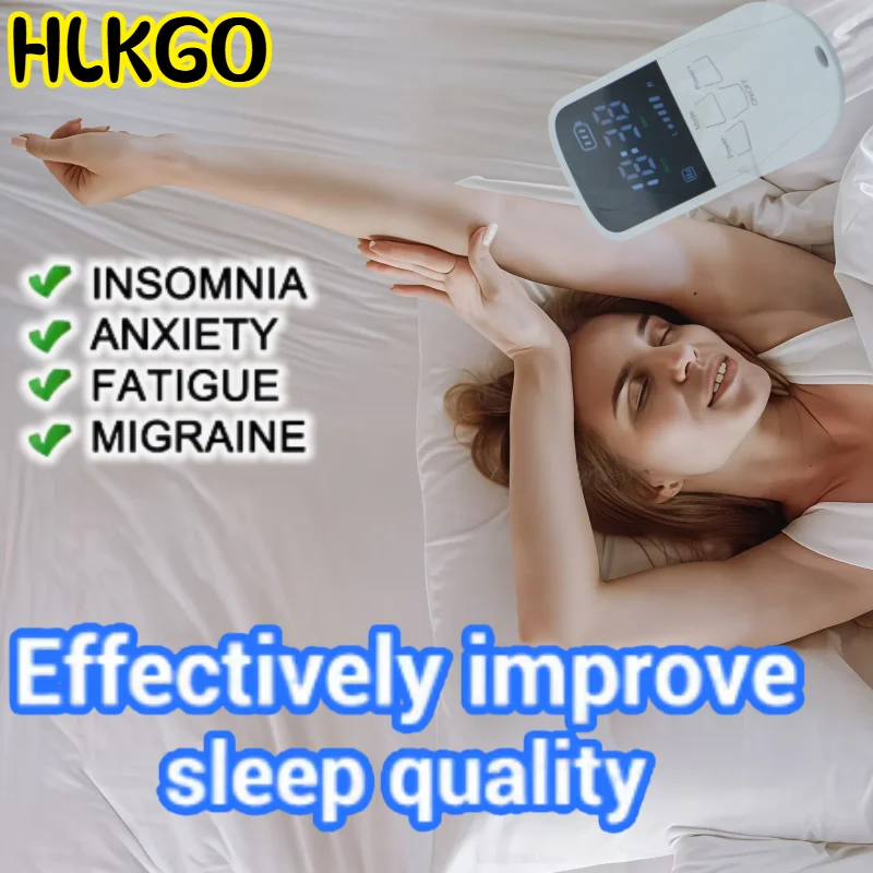 

Smart Vagus Nerve Stimulator with Meditation Mode for Deep Sleep, Relaxation & Non-drug Pain Relief